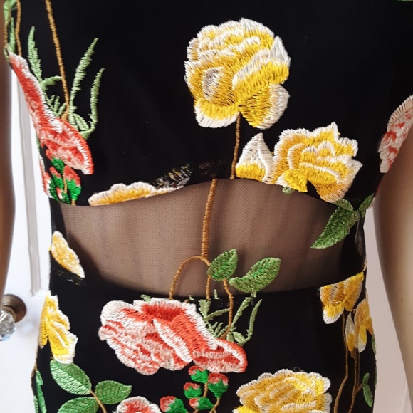 Privy "Privately Privileged" Black Midi Dress - Picture 4 of 6